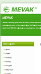 Mobile Screenshot of mevak.sk